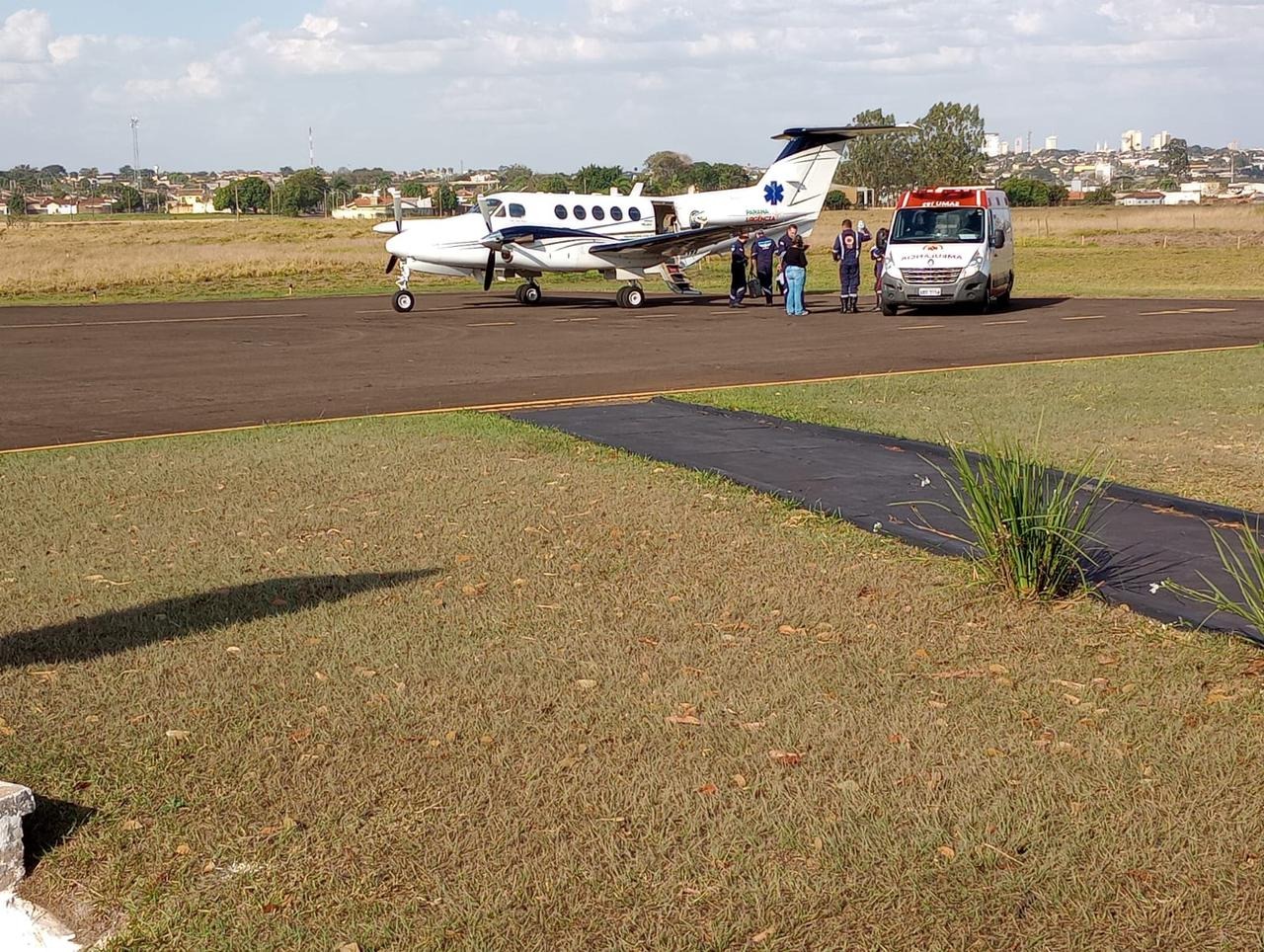 Aeroporto de Ourinhos recebe mais um voo aeromédico de urgência